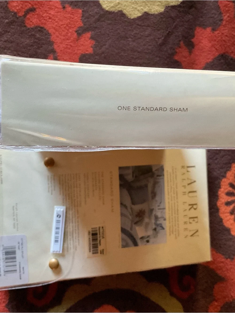 New, Lauren Ralph Lauren Cottage Hill Eyelet White Standard Pillow Shams 2 PCS